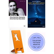 İthaki Yayınları Zincirlenmiş Zamanlar Zincirlenmiş Sözcükler - Mehmed Uzun + Kuzey Işıklarının Şarkısı + Telefon Tutucu