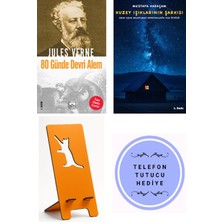 İthaki Yayınları 80 Günde Devri Alem - Jules Verne + Kuzey Işıklarının Şarkısı + Telefon Tutucu