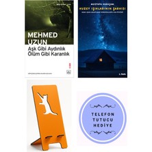İthaki Yayınları Aşk Gibi Aydınlık Ölüm Gibi Karanlık - Mehmed Uzun + Kuzey Işıklarının Şarkısı + Telefon Tutucu