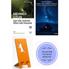 İthaki Yayınları Aşk Gibi Aydınlık Ölüm Gibi Karanlı - Mehmed Uzun + Kuzey Işıklarının Şarkısı + Telefon Tutucu
