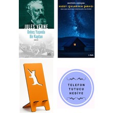 İthaki Yayınları On Beş Yaşında Bir Kaptan - 1 - Jules Verne + Kuzey Işıklarının Şarkısı + Telefon Tutucu