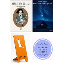 İthaki Yayınları Kırk Evin Delisi - Başak Daşman + Kuzey Işıklarının Şarkısı + Telefon Tutucu