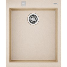 Teka SQUARE 50*40 TEK GÖZ GRANİT EVYE BEJ (115230007)
