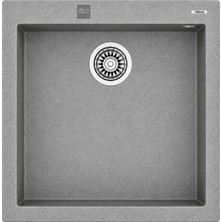 Teka Square 50*40 Tek Göz Granit Evye Gri (115230006)