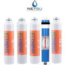 netsu arıtma -Waterlife Su Arıtma Cihazı Uyumlu 5 li Su Arıtma Filtre Seti