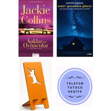 Koridor Yayıncılık Aşıklar ve Oyuncular - Jackie Collins + Kuzey Işıklarının Şarkısı + Telefon Tutucu