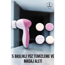 Armüz Taşınabilir Yüz Temizleme Cihazı Masaj, Peeling, Temizlik 5 Başlıklı