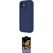 Marsilyan™- iPhone 11 Kılıf Yankı Yansıma Özel Seri - Siyah Buffer Hayalet Cam Ekran Koruyucu