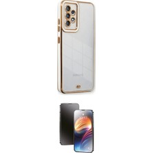 Marsilyan™- Galaxy A73 5g Kılıf Çekirdek Klasik Serisi - Siyah 3D Antistatik Mat Seramik Nano Ekran Koruyucu