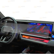 Ael-Tech Bmw 5 Serisi Uyumlu Dijital Gösterge ve Navigasyon 9h Nano Mat Görünüm Ekran Koruyucu 2024-2026
