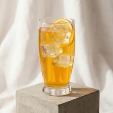 Lav Roma Cam Meşrubat Bardağı 6'lı 350 ml (Büyük Su/Soğuk Kahve/Kokteyl Bardağı )