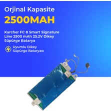 Ümit Maker Karcher Fc 8 Smart Signature Line 2500 Mah 25.2V Dikey Süpürge Batarya