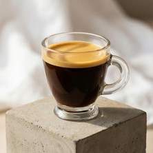 Lav Roma Cam Espresso Fincanı 6 Kişilik 95 ml Kulplu (Türk Kahvesi Fincanı)