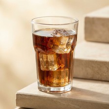 Lav Aras Cam Meşrubat Bardağı 6'lı 365 ml (Su/Soğuk Kahve Bardağı )