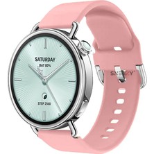 Sneezy Mi Watch S4 41MM Ile Uyumlu Yumuşak Purelux Soft Tokalı Silikon Kordon
