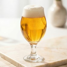 Lav Angelina Cam Bira Bardağı 6'lı 570 ml Ayaklı
