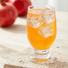 Lav Rena Cam Meşrubat Bardağı 6'lı 305 ml Tablalı (Tatlı Servisi , Dondurmalık , Su Bardağı )