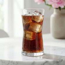 Lav Derin Cam Meşrubat Bardağı 6'lı 350 ml (Büyük Su/Kokteyl Bardağı )