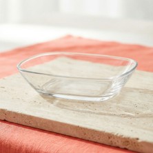 Lav Defne Cam Servis Tabağı 2'li Küçük Boy 230 ml (Kahvaltılık , Meze Tabağı )