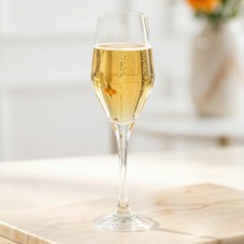 Lav Ella Cam Şampanya Kadehi 6'lı 230 ml Ayaklı (Kahve Yanı Su/Kokteyl Bardağı)