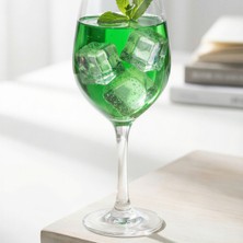 Lav Fame Cam Goblet 6'lı 480 ml Ayaklı (Şarap Kadehi , Kokteyl Bardağı)