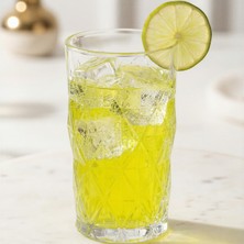 Lav Keops Cam Meşrubat Bardağı 6'lı 460 ml (Büyük Su/Kokteyl/Soğuk Kahve Bardağı )
