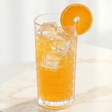 Lav Brit Cam Meşrubat Bardağı 4'lü 356 ml (Kokteyl/Soğuk Kahve/Smoothie/Milkshake Bardağı )
