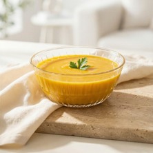 Lav Alinda Cam Çorba Kasesi 6'lı Küçük Boy 345 ml (Salata/Tatlı/Kahvaltı/Çerez Kasesi)