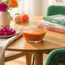 Lav Defne Cam Çorba Kasesi 2'li Küçük Boy 315 ml (Salata/Tatlı/Kahvaltı Kasesi)