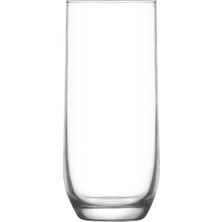 Lav Sude Cam Meşrubat Bardağı 6'lı 315 ml (Limonata Bardağı )