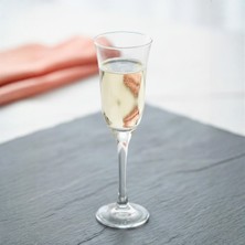 Lav Vals Cam Şampanya Kadehi 6'lı 190 ml Ayaklı (Kahve Yanı Su/Kokteyl Bardağı)