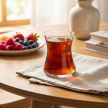 Lav Lal Cam Çay Bardağı 6 Kişilik 170 ml