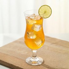 Lav Fiesta Cam Kokteyl Bardağı 6'lı 460 ml (Meşrubat/Smoothie /Milkshake/Soğuk Kahve Bardağı )