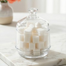 Lav Berry Cam Şekerlik Tekli 285 ml Cam Kapaklı