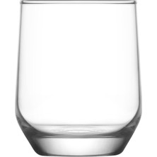 Lav Sude Cam Su Bardağı 6'lı 205 ml (Tatlı Servisi )