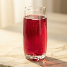 Lav Adora Cam Meşrubat Bardağı 6'lı 390 ml (Limonata/Su Bardağı )