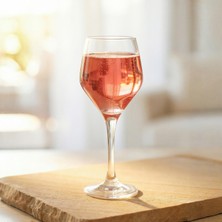 Lav Ella Cam Goblet 6'lı 330 ml Ayaklı (Şarap Kadehi , Kokteyl Bardağı)
