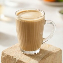 Lav Hestia Cam Kupa 3 Kişilik 300 ml Kulplu (Kahve/Çay Bardağı)