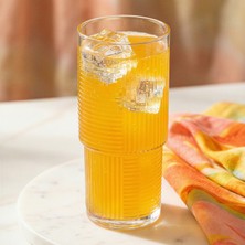 Lav Helen Cam Meşrubat Bardağı 6'lı 515 ml (Büyük Su/Kokteyl/Soğuk Kahve Bardağı )