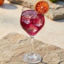 Lav Ella Cam Goblet 6'lı 440 ml Ayaklı (Şarap Kadehi , Kokteyl Bardağı)