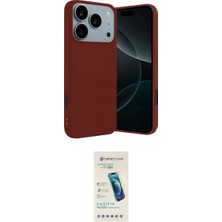 Marsilyan™- iPhone 17 Pro Max Kılıf Kozmos Yansıma Özel Seri - Şeffaf Pasifik Cam Ekran Koruyucu