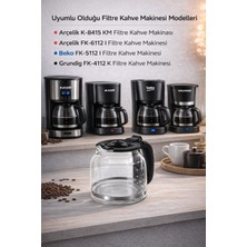 Empressco Kahve Makinesi Cam Demlik Sürahi Fk 4112 K, Şık ve Kullanışlı Tasarım