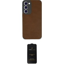 Marsilyan™- Galaxy S23 Plus Kılıf Doruk Asil Koleksiyonu - Siyah 6d Antistatik Mat Seramik Hayalet Nano Ekran Koruyucu
