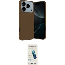 Marsilyan™- iPhone 17 Pro Max Kılıf Kozmos Yansıma Özel Seri - Şeffaf Pasifik Cam Ekran Koruyucu