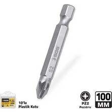 SGS3945 Pozidriv Uçlu Bits S2 PZ2*100MM Sand-Pro Series - 10 Adet