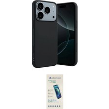 Marsilyan™- iPhone 17 Pro Max Kılıf Kozmos Yansıma Özel Seri - Şeffaf Pasifik Cam Ekran Koruyucu