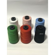 Empressco Renkli Dikiş Iplik Seti, 6 Renk, 120 No, 5000MT, Polyester, Çok Amaçlı