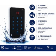 Sarkey SR-219 Em-W Tuya Wifi Kart Şifre Okuyucu IP68 Dokunmatik Tuş Takımlı 125 Khz