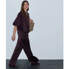 İpekyol Parlak Yüzeyli Pantolon IW6260003173008