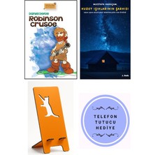 Epsilon Yayınevi Robinson Crusoe - Daniel Defoe + Kuzey Işıklarının Şarkısı + Telefon Tutucu